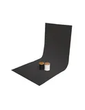GlareOne tło PVC 60x130cm - czarne, lustrzane