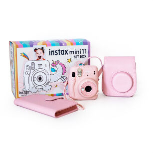 Fujifilm Instax Mini 11 + Pokrowiec + Album różowy