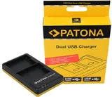 Ładowarka Dual USB LCD Patona do Nikon EN-EL15 z kablem
