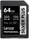 Karta pamięci Lexar SDXC Professional SILVER Plus 1066x UHS-I/U3/A2/4K R205/W100 (V30) 64GB