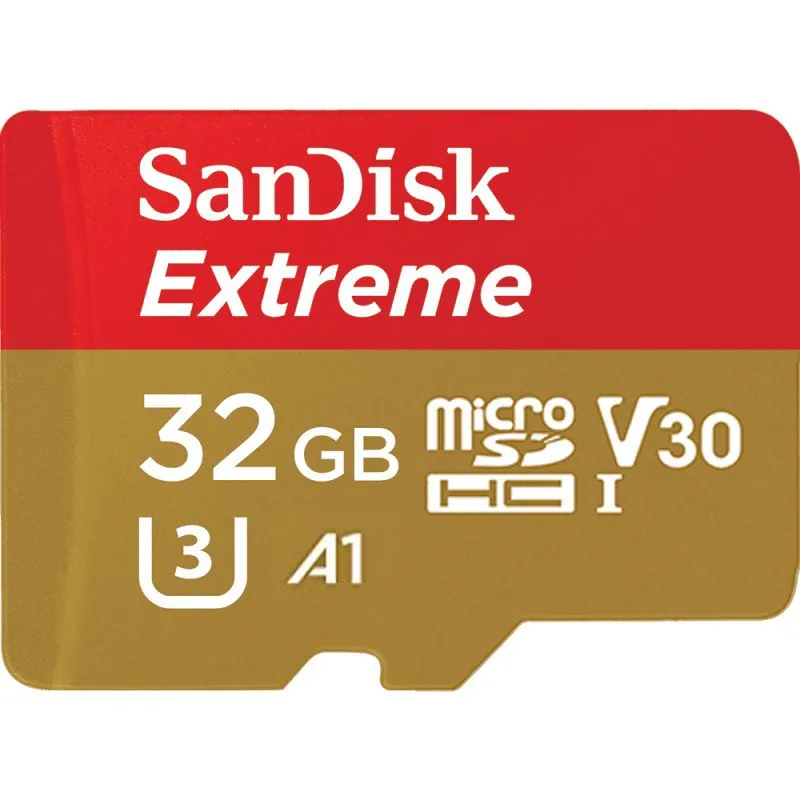 Karta Sandisk Extreme microSDHC 32 GB 100/60 MB/s A1 C10 V30 UHS-I U3 Mobile