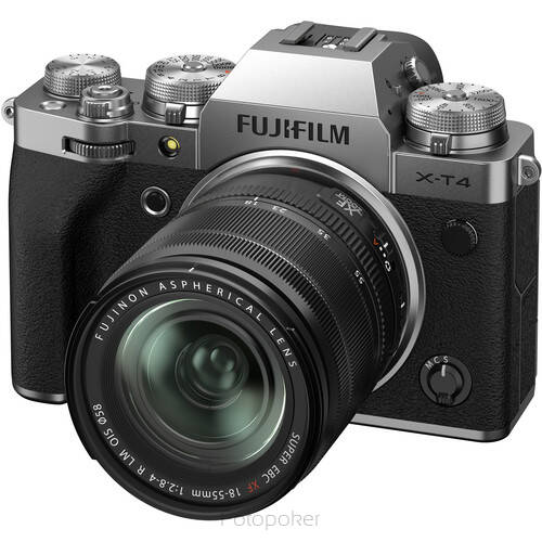 Fujifilm X-T4 + XF 18-55 srebrny + Cena z rabatem 860 zł !
