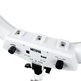 *ZESTAW* Lampa LED Ring MITOYA MTY-18C WHITE 45cm + statyw IBIS - 10