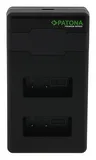 PATONA Premium Twin Performance Ładowarka PD do Panasonic DMW-BLF19 wraz z kablem USB-C.