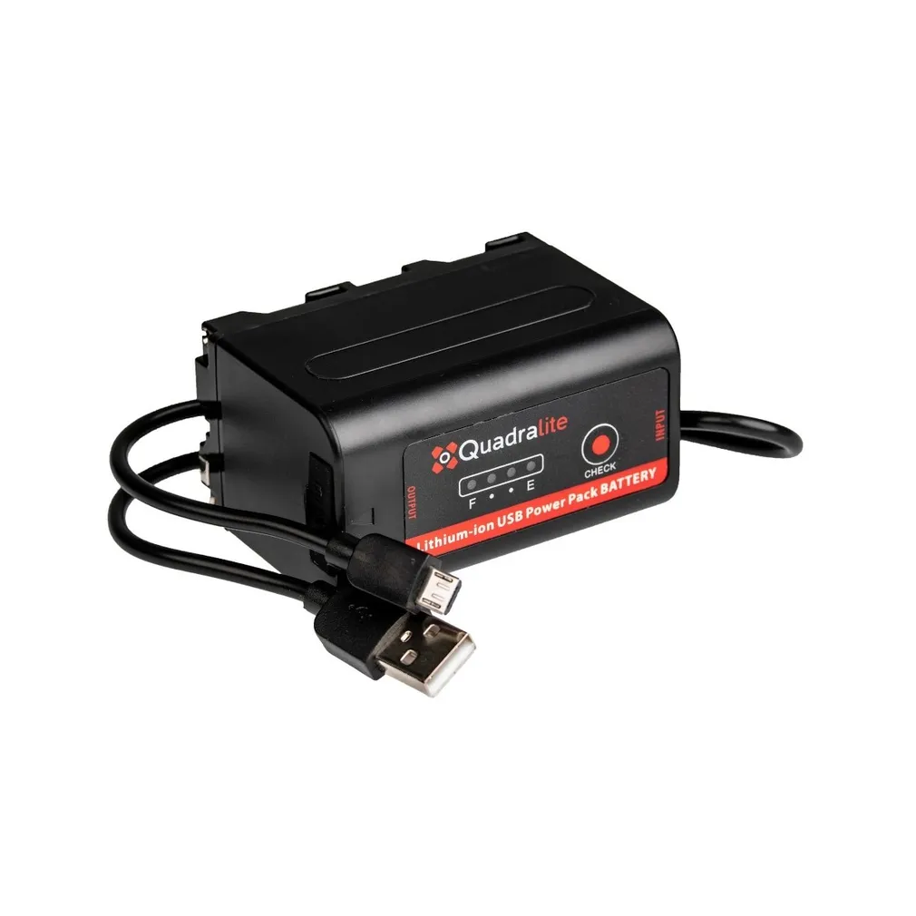 Quadralite NP-F750 7.2V 5200mAh 37.5Wh akumulator z USB