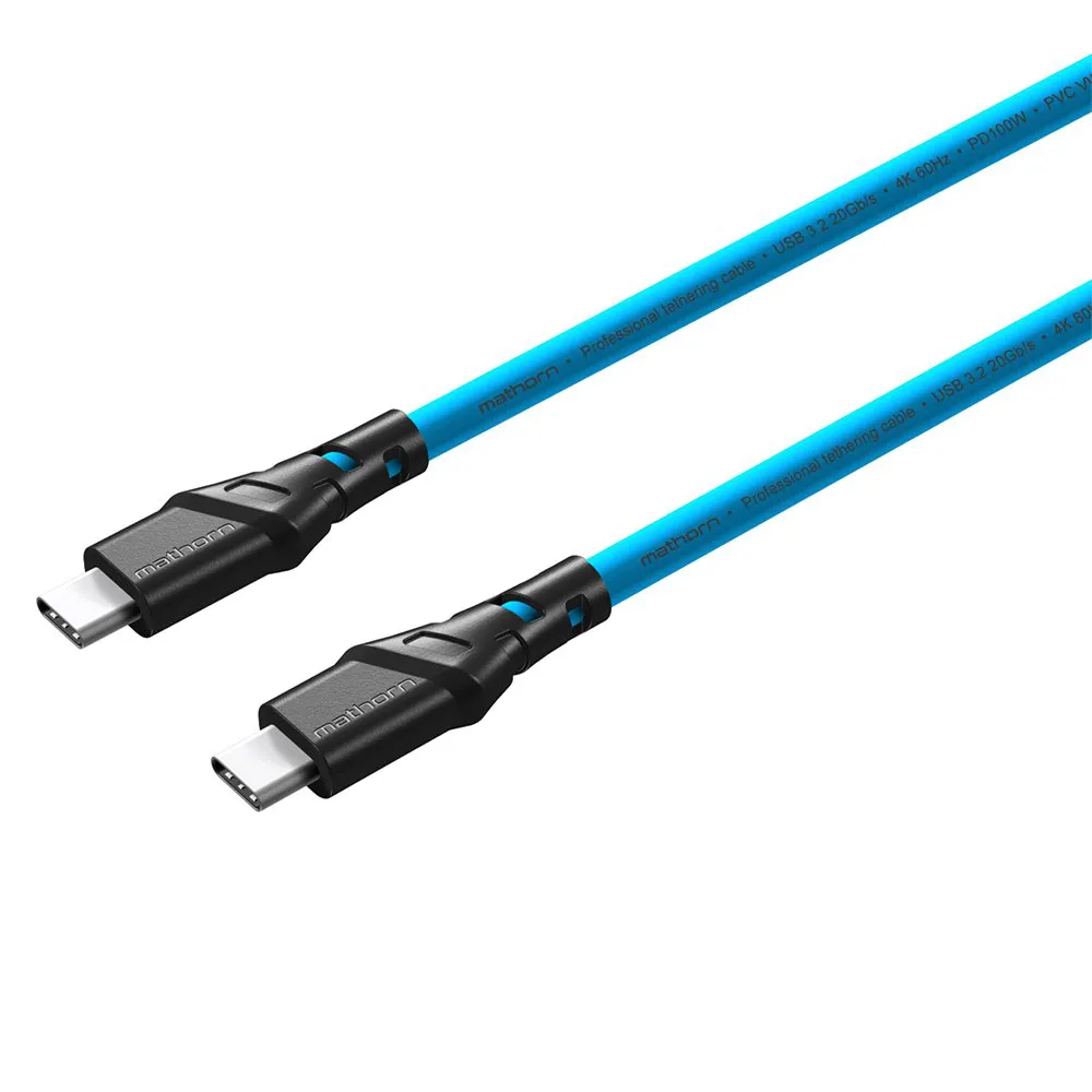Kabel Fotograficzny Mathorn MTC 210 2m 20Gbps 4K 60Hz PD100W USB C C kabel-fotograficzny-mathorn-mtc-210-2m-20gbps-4k-60hz-pd100w-usb-c-c