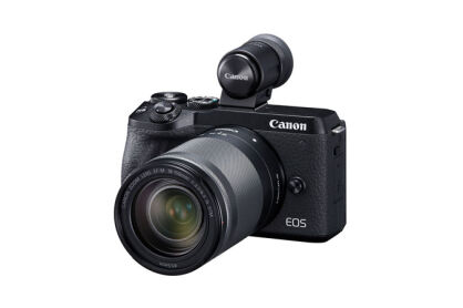 Canon EOS M6 Mark II + EF-M 15-45mm IS STM + wizjer elektroniczny 