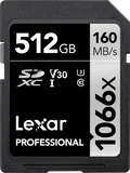 Lexar SDXC Pro 1066x U3 UHS-I R160/W120 (V30) 512GB