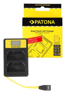 Ładowarka podwójna PATONA SMART DUAL LCD USB NIKON EN-EL15