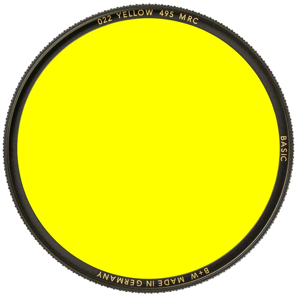 Filtr żółty B+W Basic 022 Yellow MRC 1102638 49mm