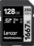 Lexar SDXC Pro 1667X UHS-II U3 R250/W120 (V60) 128G