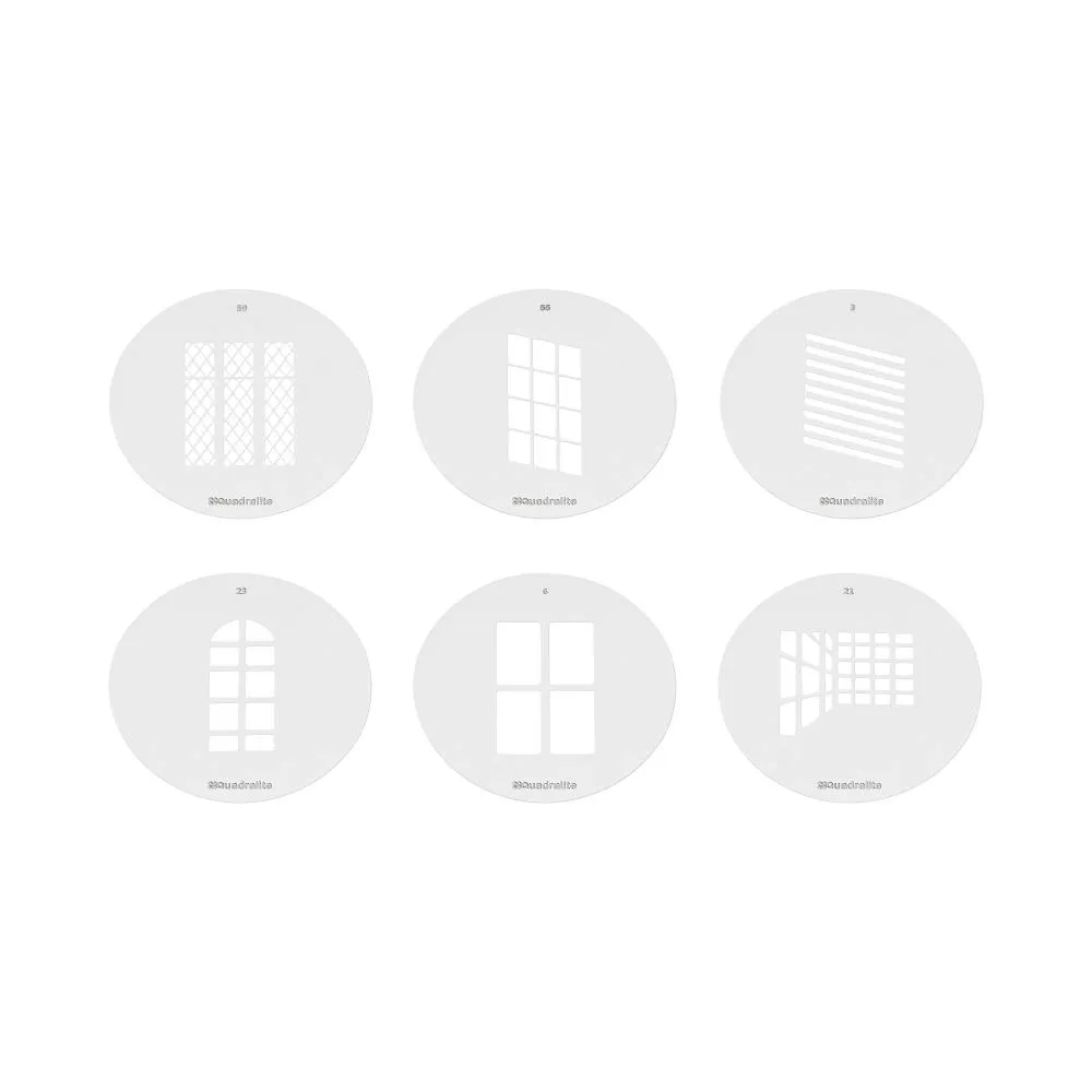 Quadralite zestaw gobo windows 58mm
