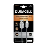 Kabel Duracell 2M Biały Nylonowy USB-A / Lightning(iPhone)