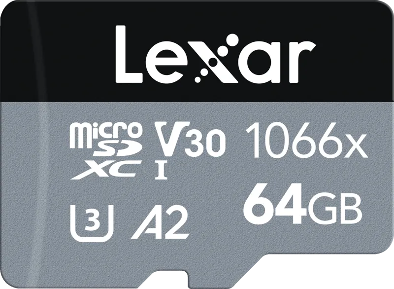 Lexar microSDHC SILVER 1066x UHS-I/U3/A2 R160/W70 (V30) 64GB