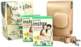 ZESTAW AKCESORIÓW INSTAX MINI LIPLAY - POKROWIEC + WKŁAD 2X 20PK - różowy