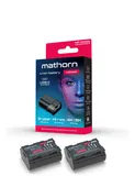 2X Bateria Mathorn MB-234 Ultimate 2600mAh USB-C zamiennik NP-W235 + Ładowarka dwukanałowa Mathorn MBC-D230 za 1zł