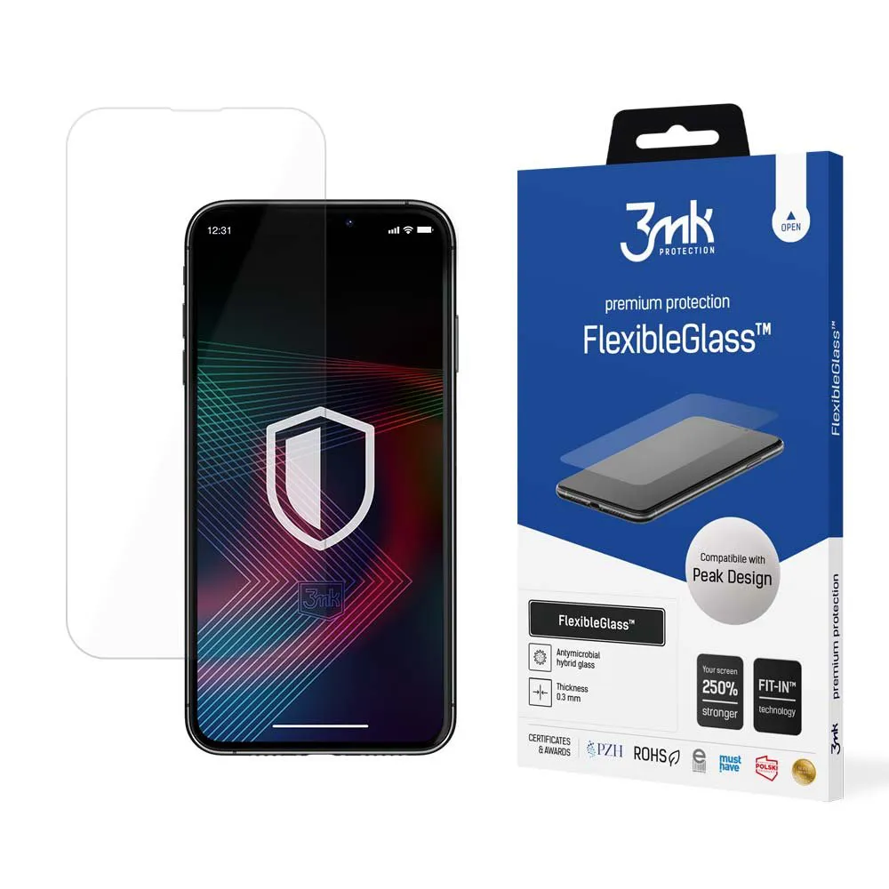 3mk szkło hartowane Flexible Glass Oleo PD iPhone 15 Pro Max