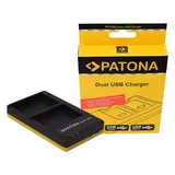 Ładowarka Dual USB LCD Patona do Nikon EN-EL14 z kablem