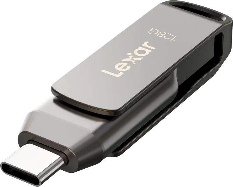 Lexar JumpDrive Dual Drive D400 Type-C/Type-C & Type-A, up to 130MB/s read (USB 3.1) 128GB