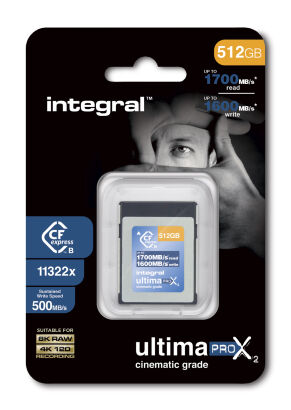 Karta Integral CFExpress UltimaPro X2 512GB Type B 11322x