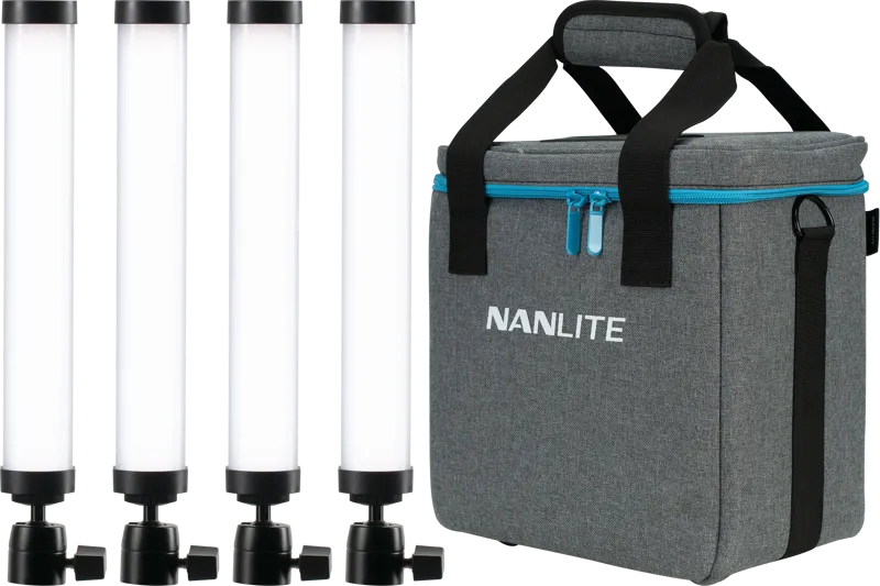 Nanlite Pavotube II 6C- 4 light kit with Bag