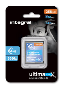 Karta CFast 2.0 Integral Ultima ProX 256GB 3666x