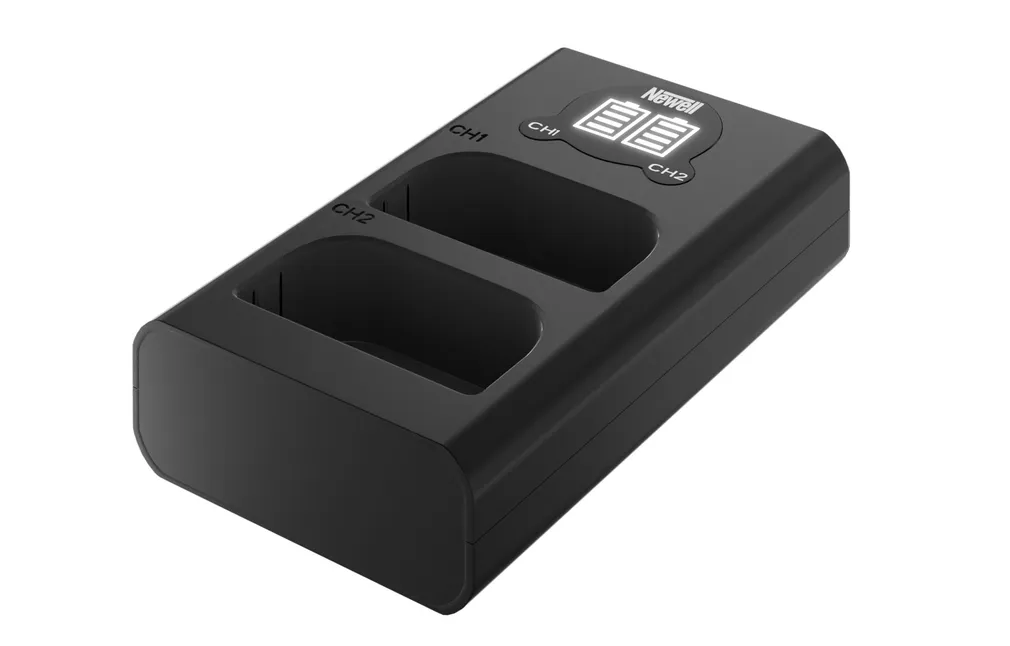 Ładowarka dwukanałowa Newell DL-USB-C do akumulatorów DMW-BLF19 do Panasonic