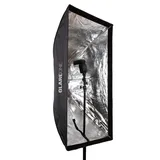 Softbox prostokątny GlareOne Parasolkowy 80x120 cm z dyfuzorem do lamp reporterskich