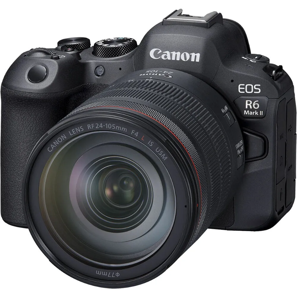 Canon EOS R6 Mark II + 24-105 mm f/4 L IS + RABAT 1500 ZŁ NA OBIEKTYWY RF + AKUMULATOR PATONA LP-E6NH (215ZŁ) - RATY 10X0%