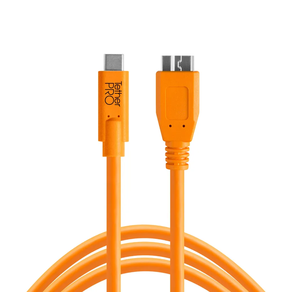 Kabel Tether Tools Pro USB-C Micro-B 4,6m