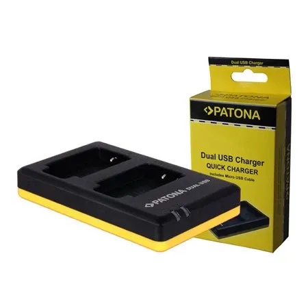 PATONA Dual Quick Ładowarka do Sony NP-BG1 DSC H55 H70 z kablem Micro-USB