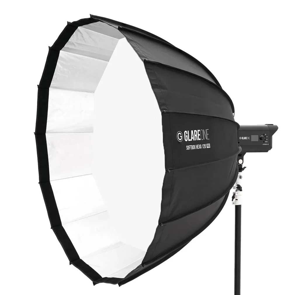 GlareOne Softbox Hexa 120 PRO zestaw dyfuzorów