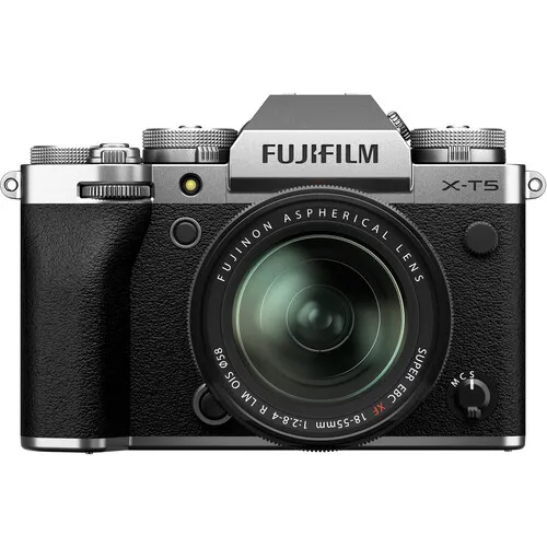 Fujifilm X-T5 + 18-55 mm srebrny + karta Sandisk Extreme Pro 128GB  - RATY 10x0%
