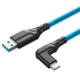 Kabel fotograficzny Mathorn MTC-201 2m 10Gbps 60W USB A-C90 ArcticBlue