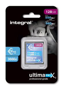 Karta CFast 2.0 Integral Ultima ProX 128GB 3666x