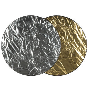 GlareOne Blenda 2w1 srebrno złota, 60cm