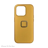 Peak Design Mobile Etui Everyday Case Fabric iPhone 15 Pro - Żółte - BLACK WEEK