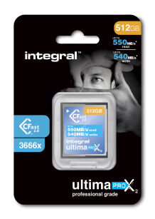 Karta CFast 2.0 Integral Ultima ProX 512GB 3666x