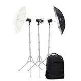 Godox AD100 PRO TTL zestaw 3 lamp z plecakiem