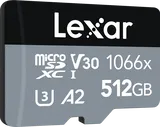 Lexar microSDXC SILVER 1066x UHS-I/U3/A2 R160/W120 (V30) 512GB - 2