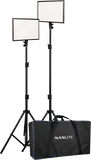 Nanlite LumiPad 25 LED 2 Light kit with stand and bag