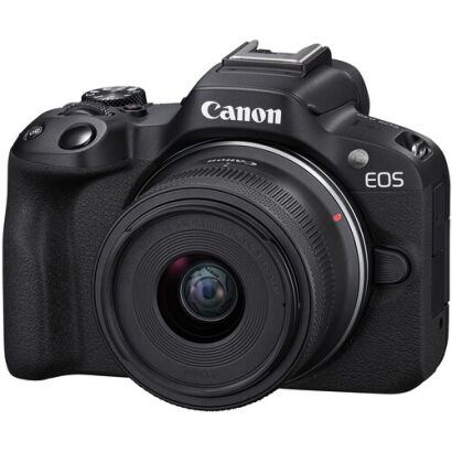 Canon EOS R50 + RF-S 18-45 mm F/4.5-6.3 IS STM czarny + voucher 400 zł na obiektyw RF !