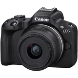 Canon EOS R50 + RF-S 18-45 mm F/4.5-6.3 IS STM czarny + karta SANDISK 128GB (199zł) GRATIS + RATY 10x0% - CASHBACK 300 zł
