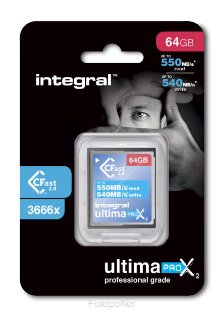 Karta CFast 2.0 Integral Ultima ProX 64GB 3666x