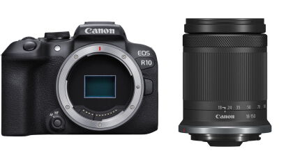Aparat Canon EOS R10  + obiektyw RF-S 18-150mm F3.5-6.3 IS STM + FILTR MARUMI + adapter mocowania EF-EOS R + RABAT 500 zł na obiektywy CANON RF