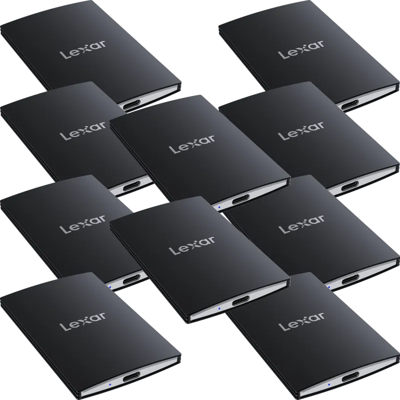 Lexar SSD SL500 / USB3.2 Gen2x2 up to R2000/W1800 // 10-pack w./ 6X 1TB + 4X 2TB