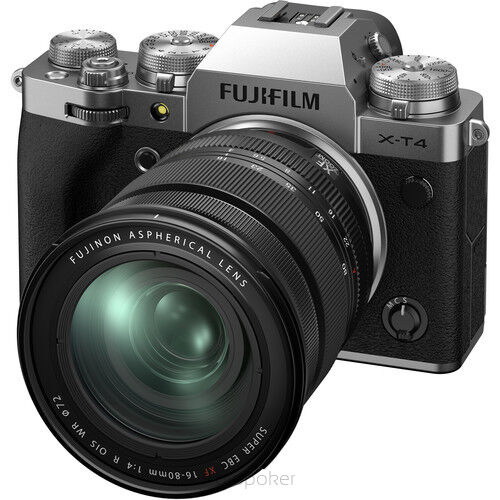 Fujifilm X-T4 + XF 16-80mm srebrny + Cena z rabatem 860 zł !