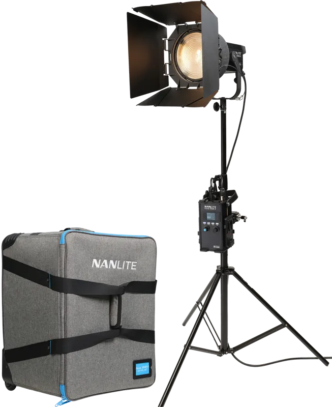 Nanlite Forza 300B II Bicolor & Nanlite FL-20G Kit in trolly case