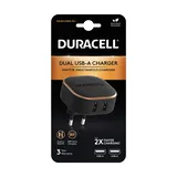 Ładowarka Duracell Czarna 2x USB-A 24W