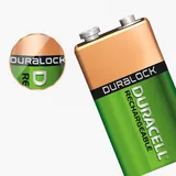 Akumulator 9V HR-9V 6F22 170mAh Duracell. - 3